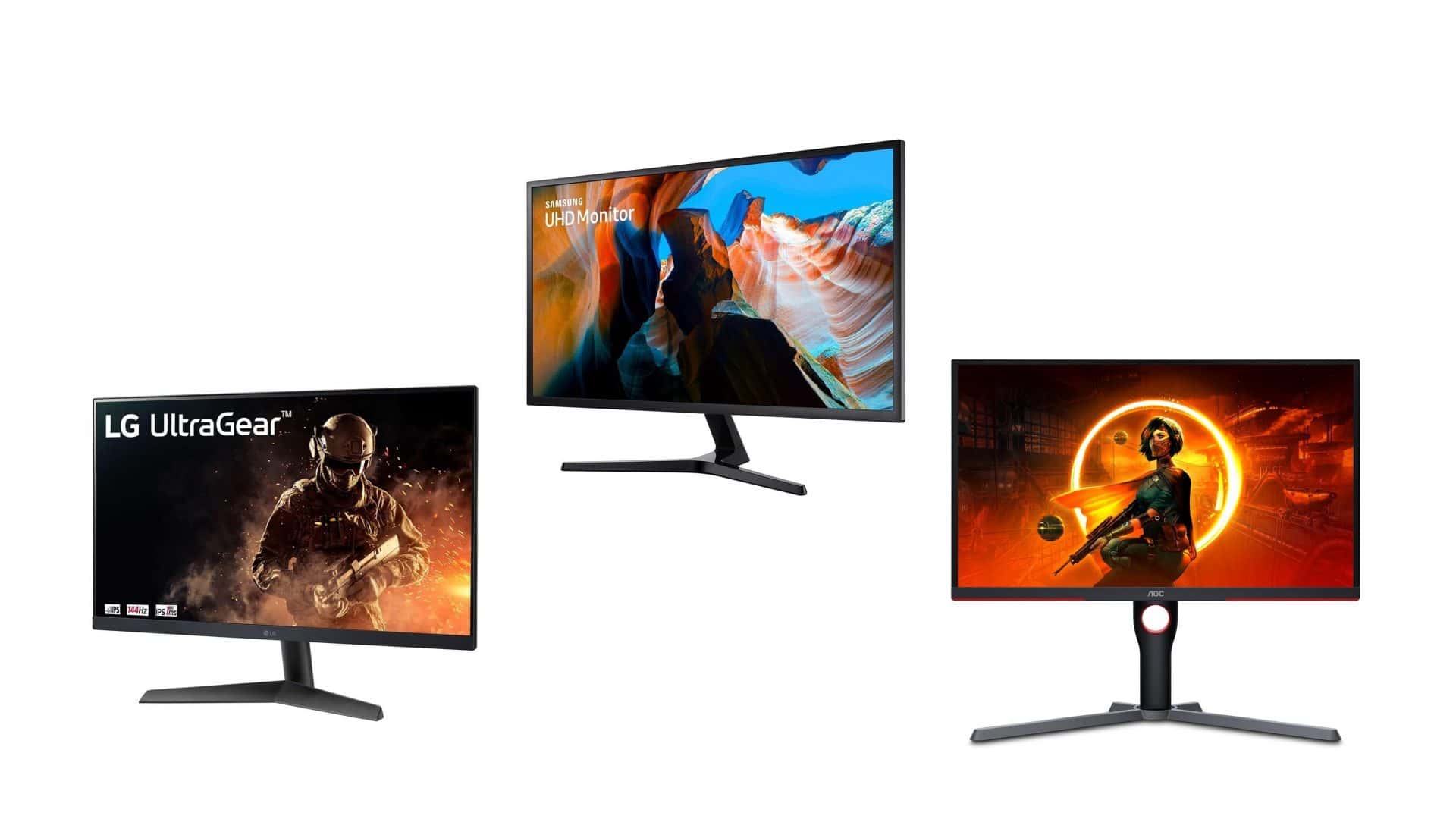 Monitores em oferta
