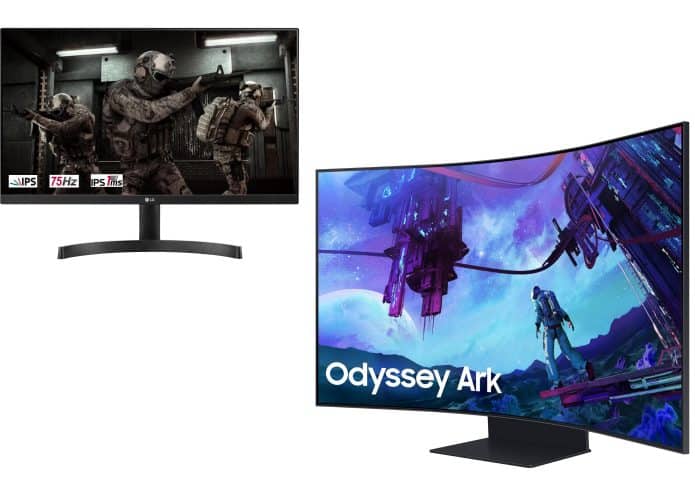 Monitores em oferta