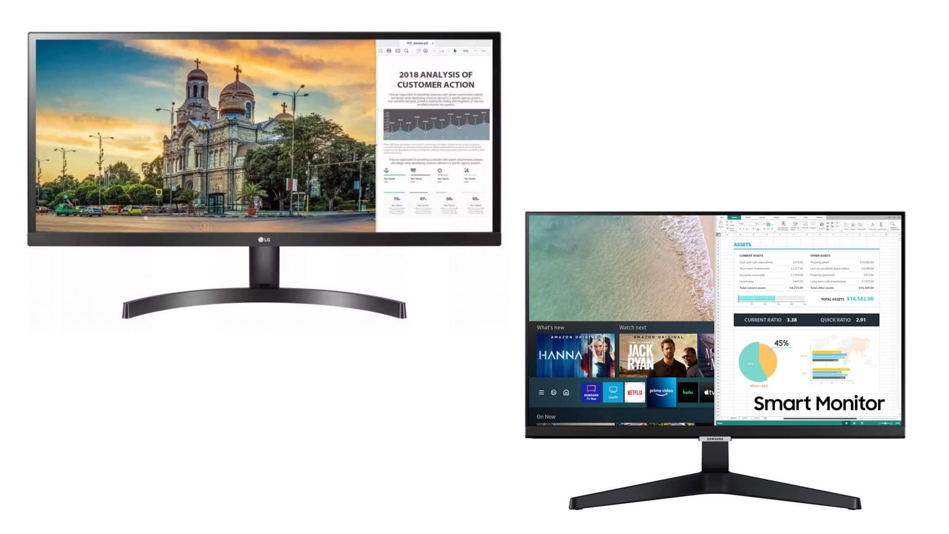 Monitores em oferta