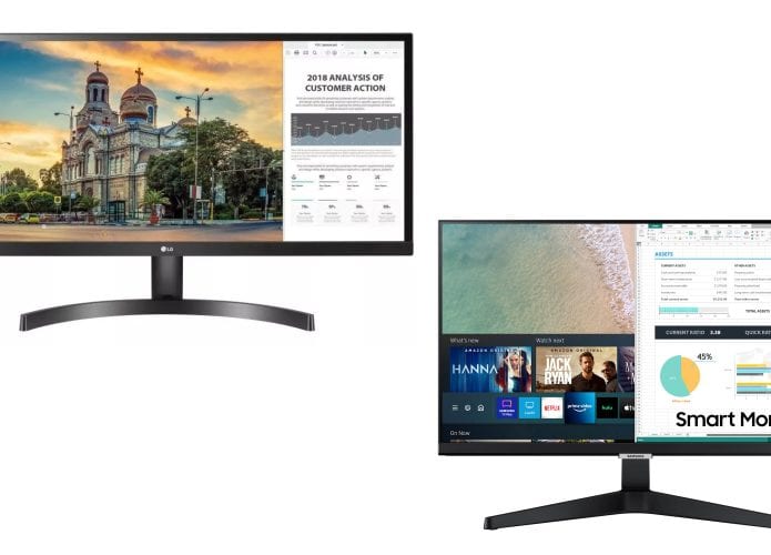 Monitores em oferta