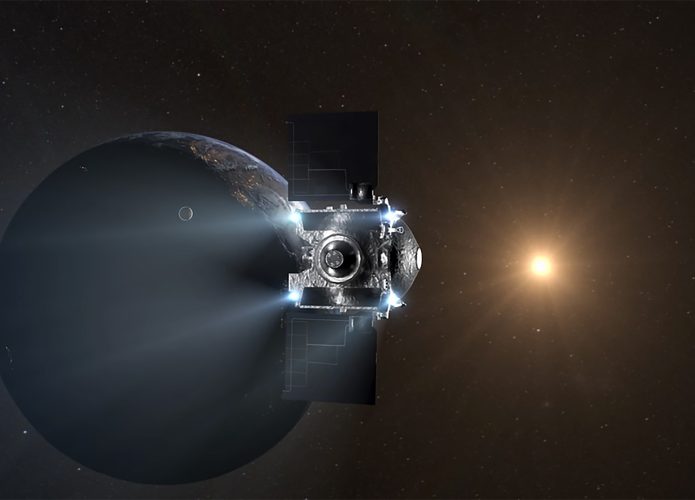 Sonda da NASA que vai examinar asteroide Apophis fica intacta após passagem pelo Sol