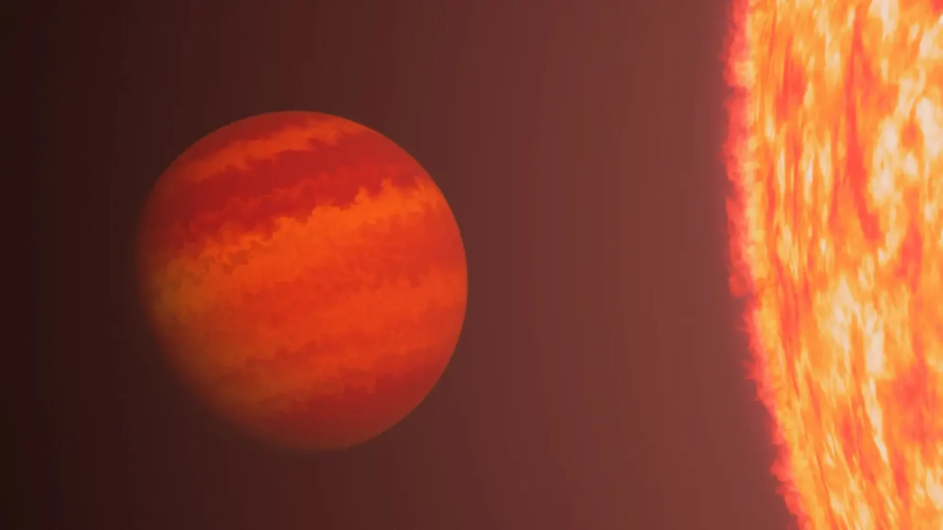 Ilustração artística do exoplaneta apelidade de Phoenix (Crédito: Roberto Molar Candanosa/Universidade Johns Hopkins)