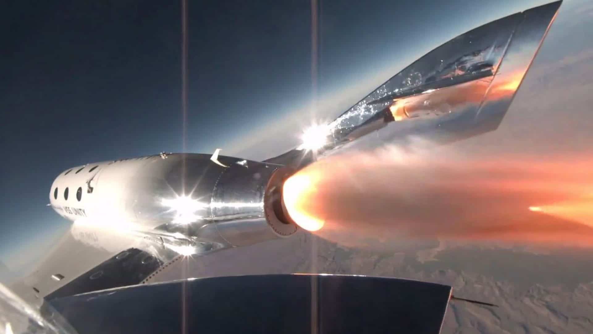 Aeronave VSS Unity, da Virgin Galactic