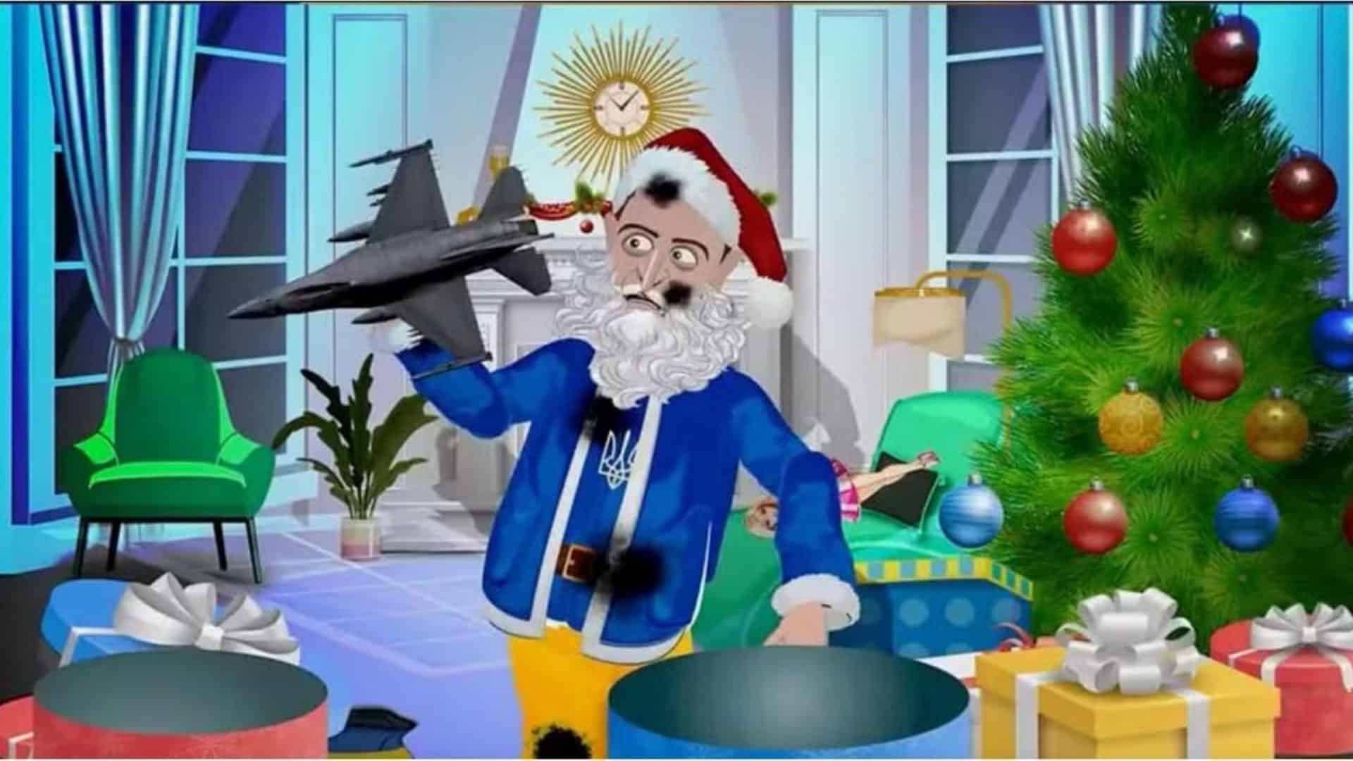 imagem de presidente zelenski em desenho