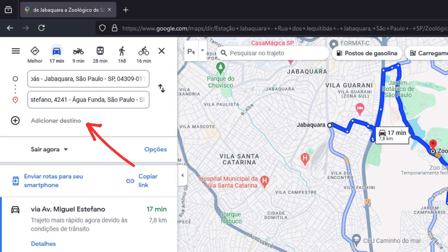 Como adicionar paradas no Google Maps [PC e celular]