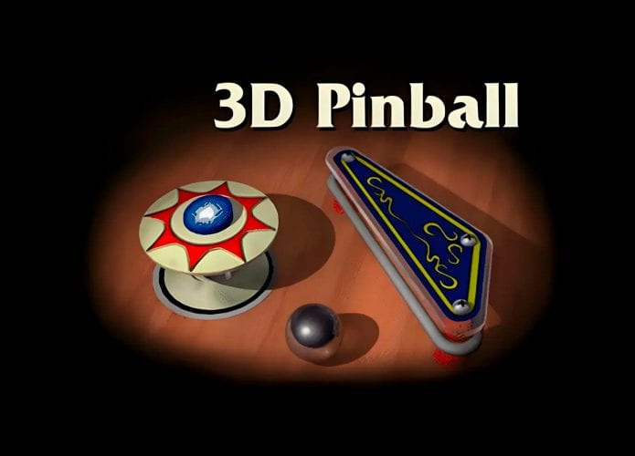 Ilustração do jogo pinball para Windows XP