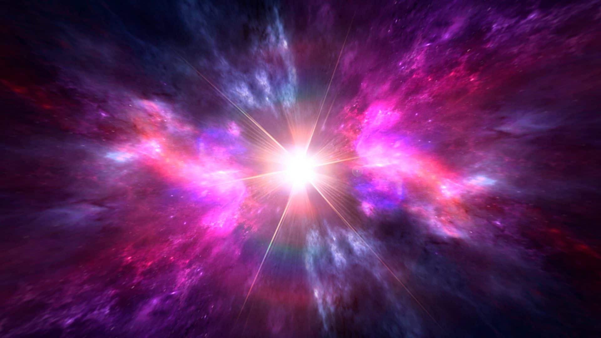 Ilustração de supernova