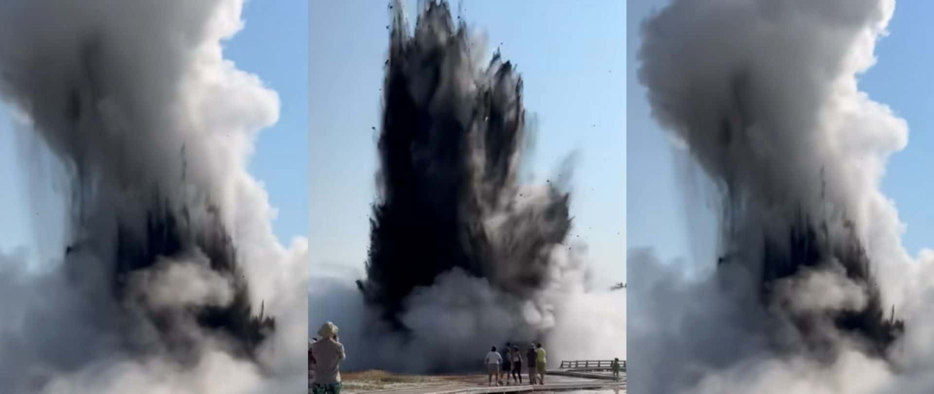 Explosão no parque Nacional de Yellowstone
