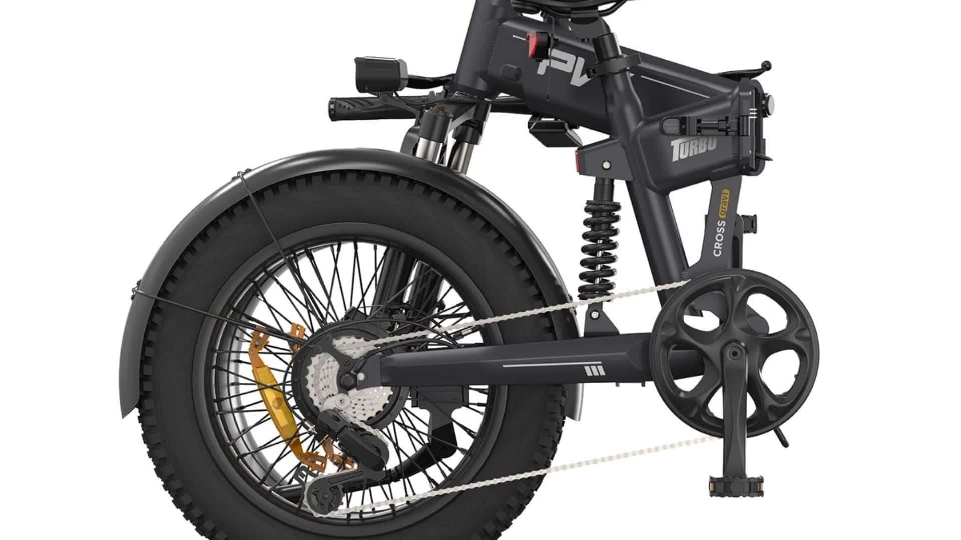 Nova bicicleta elétrica robusta é dobrável e potente