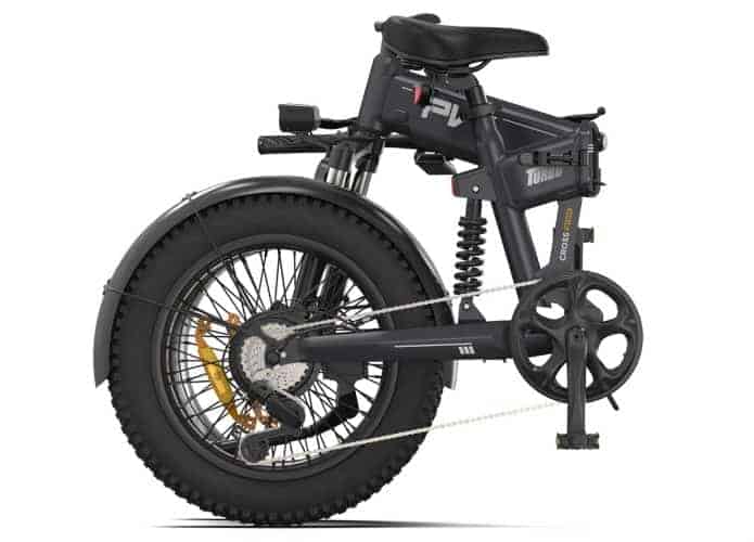 Nova bicicleta elétrica robusta é dobrável e potente