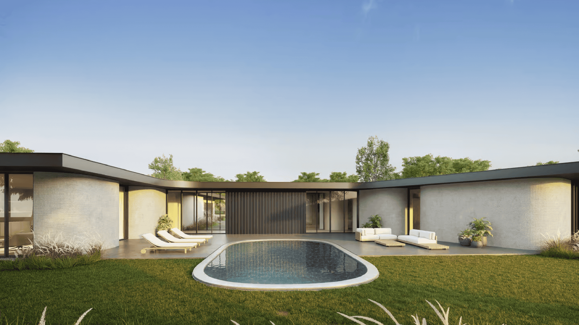 Foto mostra projeto Wimberley Springs, de casas 3D de luxo