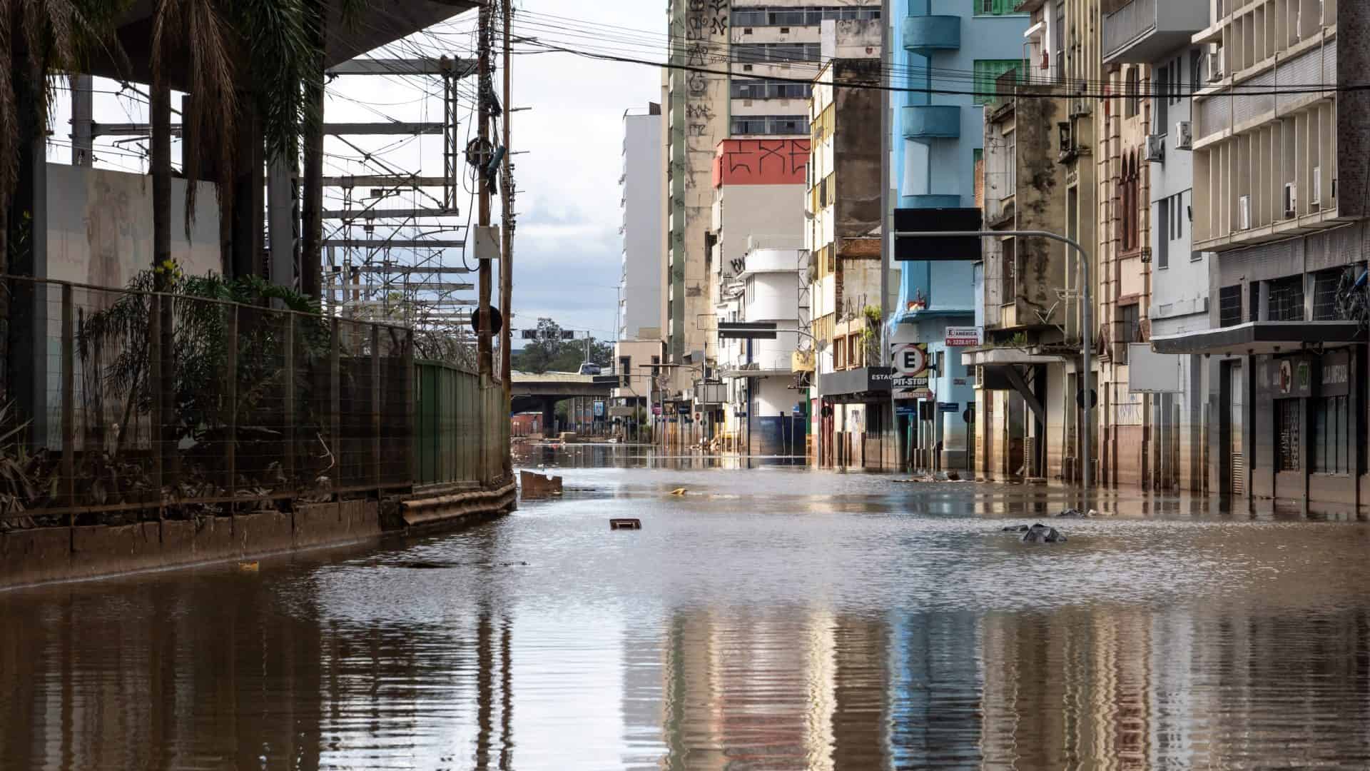 enchente em porto alegre, rio grande do gul