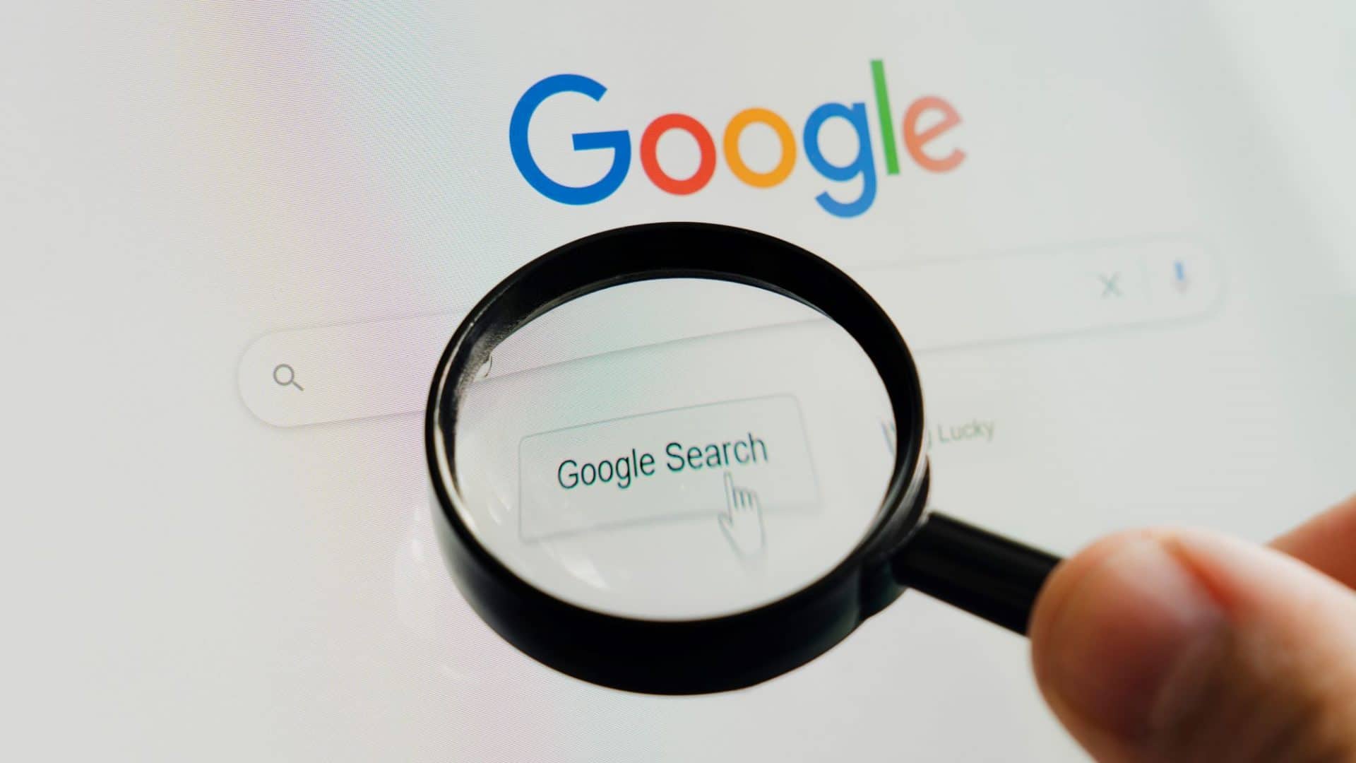 Página de busca do Google