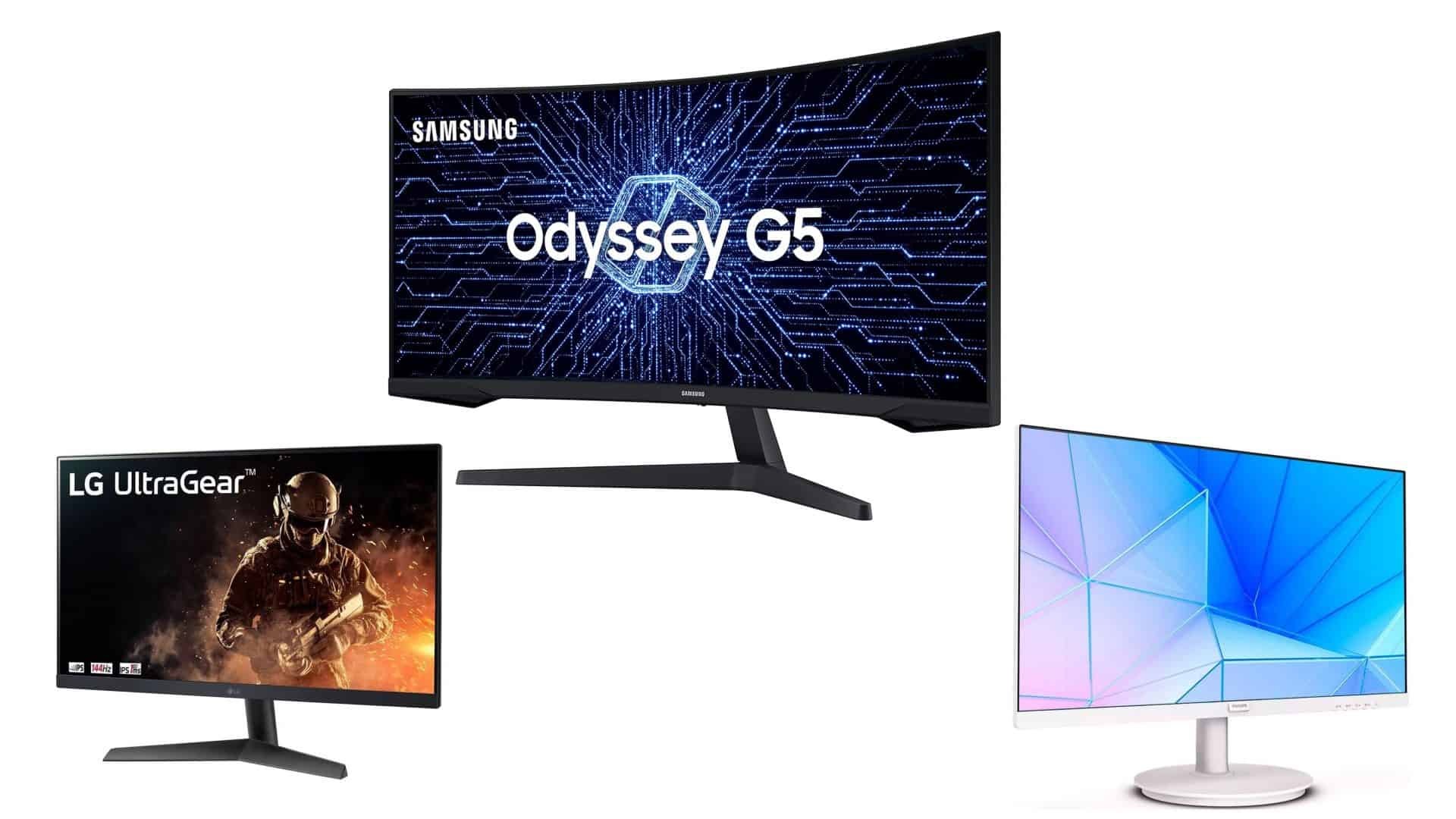 Monitores em oferta