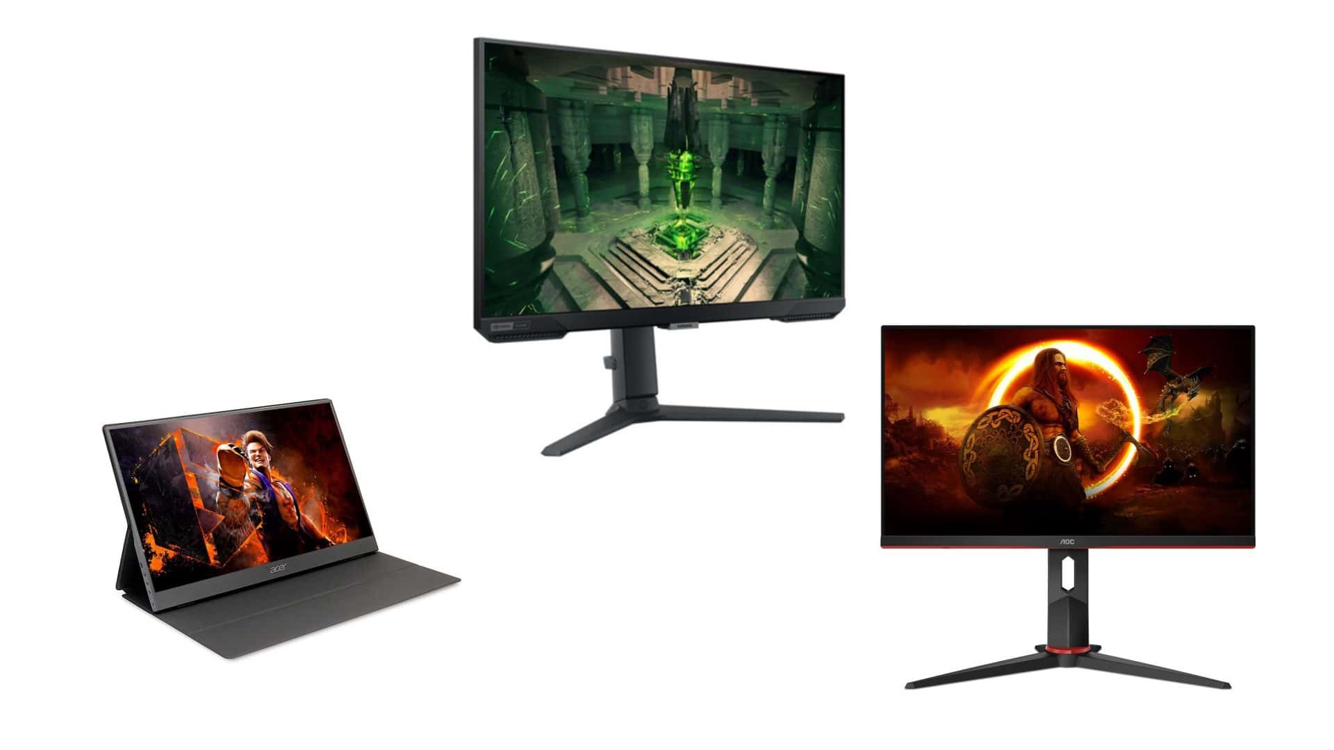 Monitores em oferta