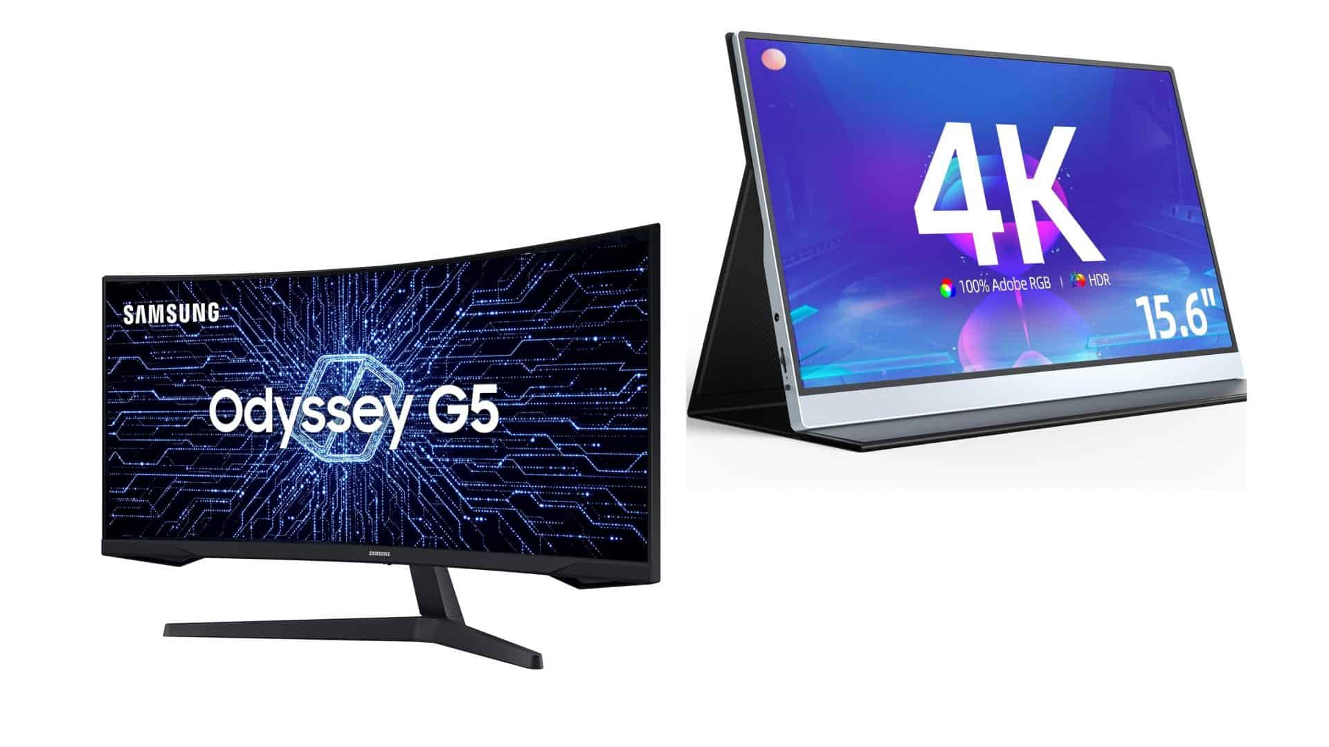 Monitores em oferta