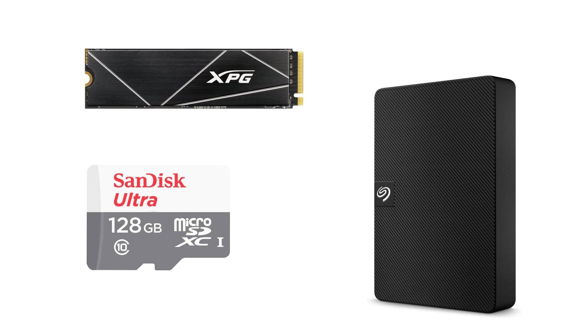 SSD e micro SD em oferta