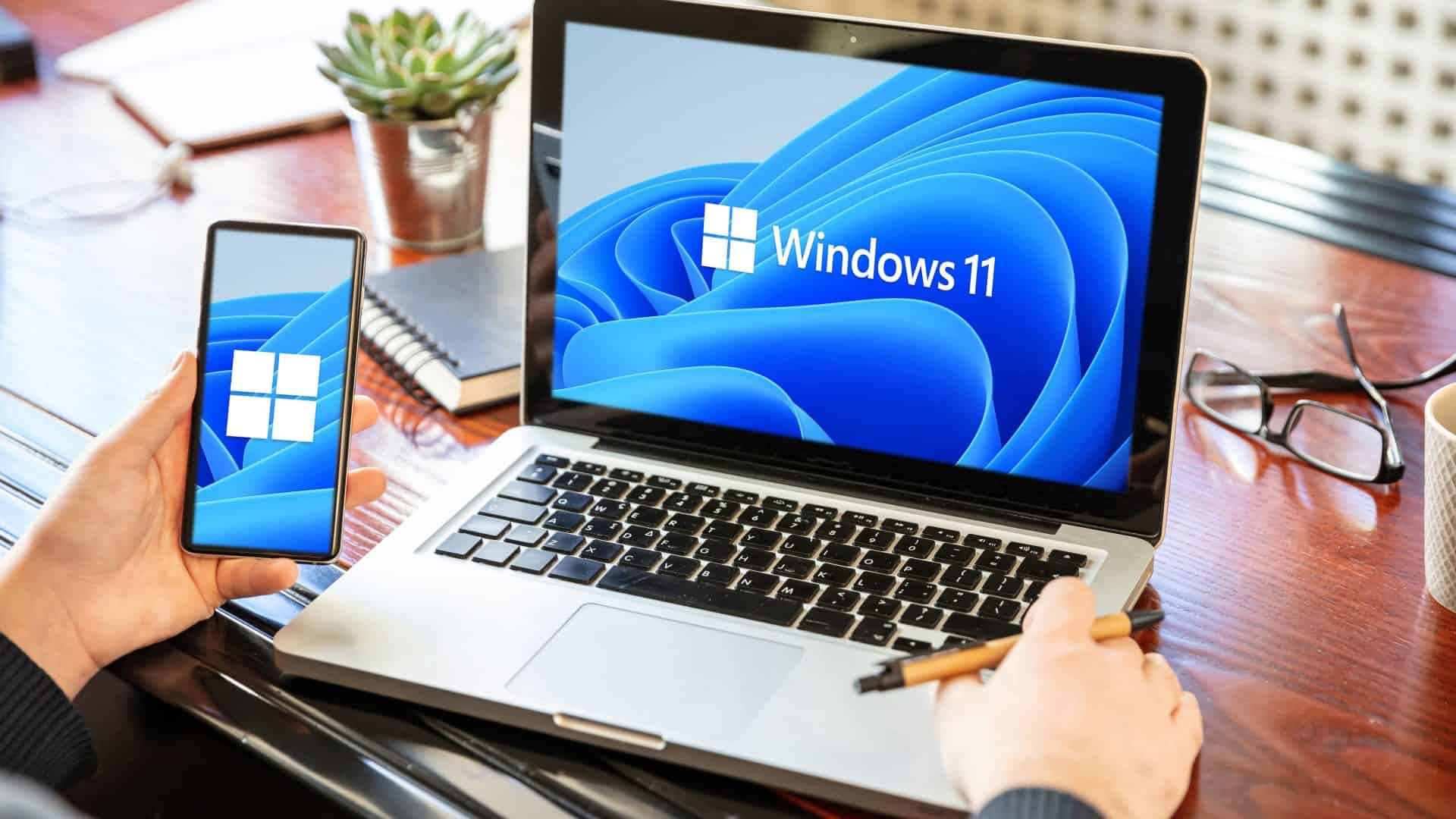 Imagem ilustrativa de tela com Windows 11 para recursos windows 11