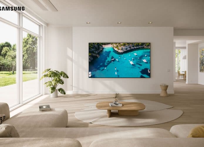 Nova TV gigante 4K da Samsung quer levar cinema para dentro de casa