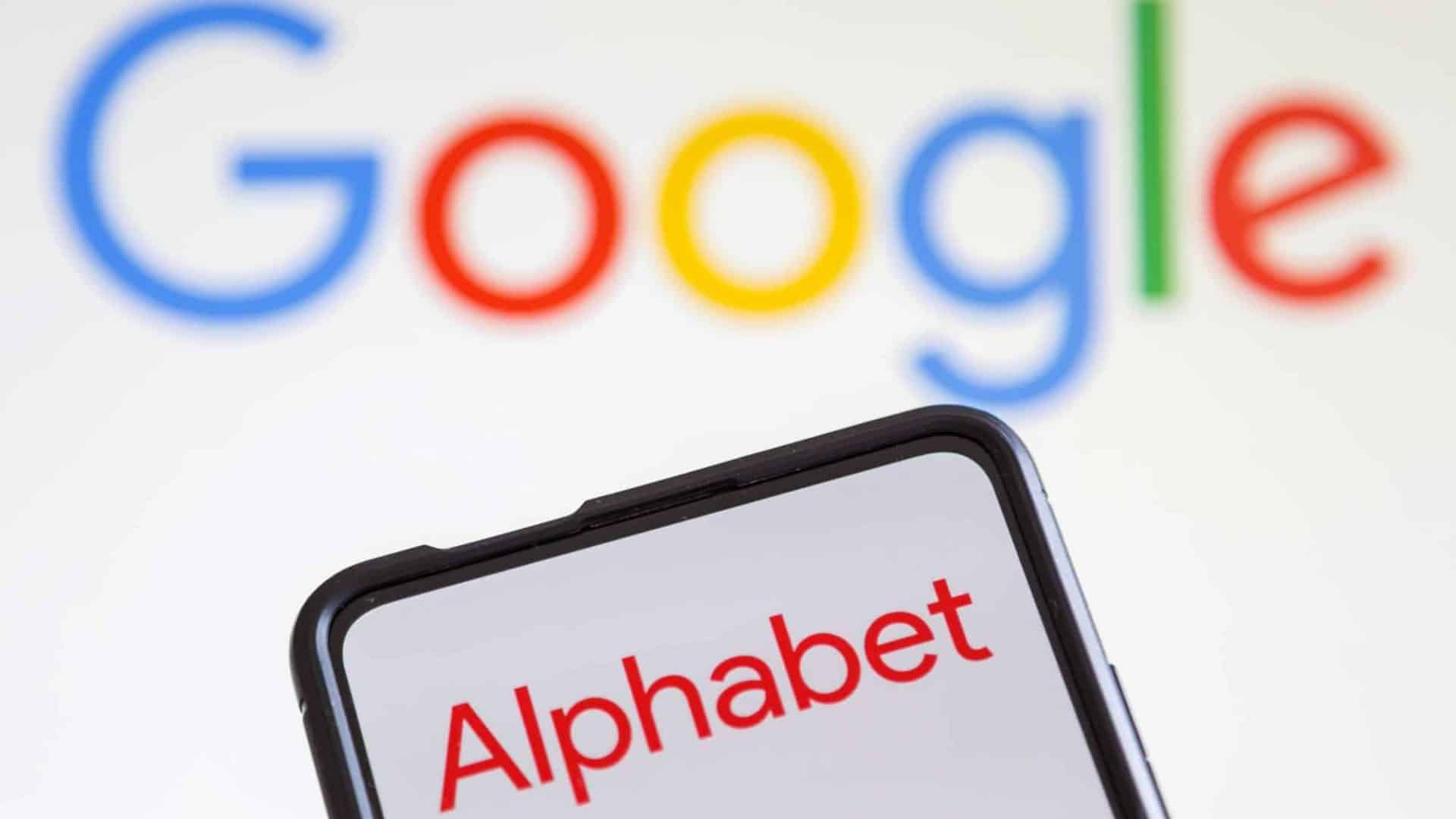 Logos de Google e Alphabet