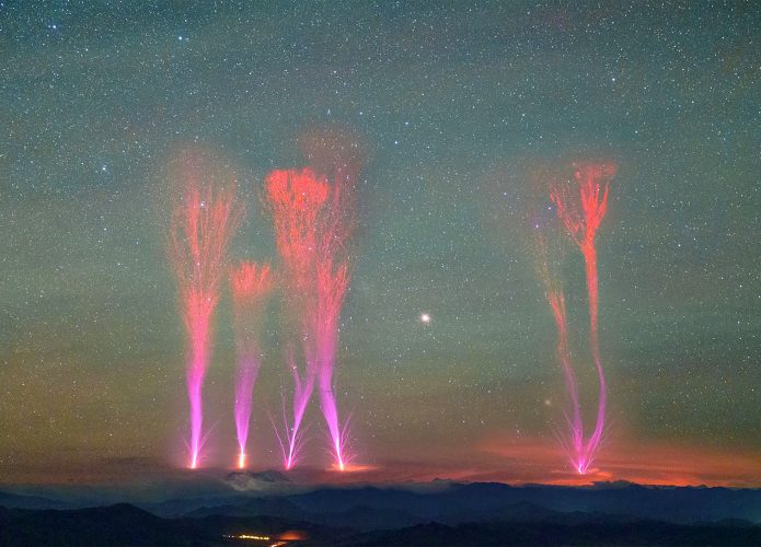 “Duende vermelho gigante” é visto no céu de Porto Rico