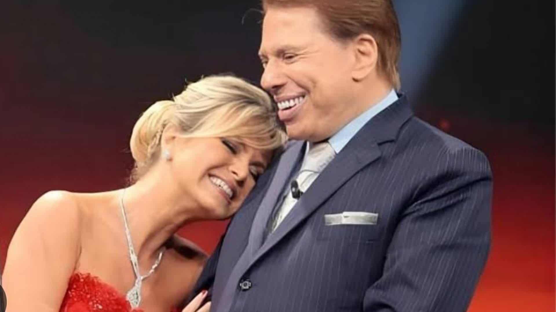 Eliana e Silvio Santos