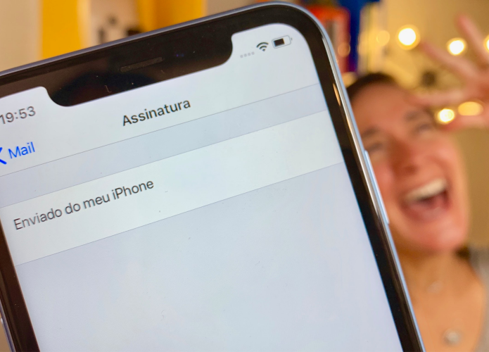 Enviado do Meu iPhone: como tirar assinatura do e-mail