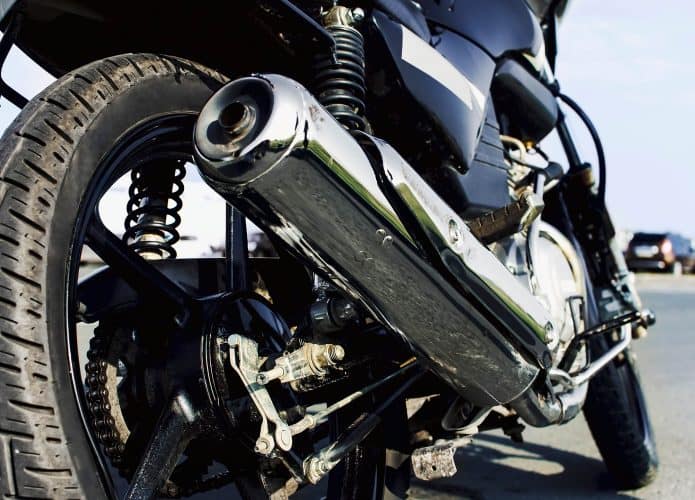 Escapamento de moto