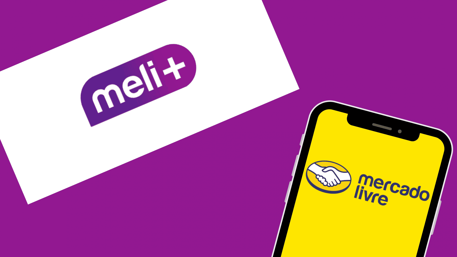 logos de meli+ e mercado livre