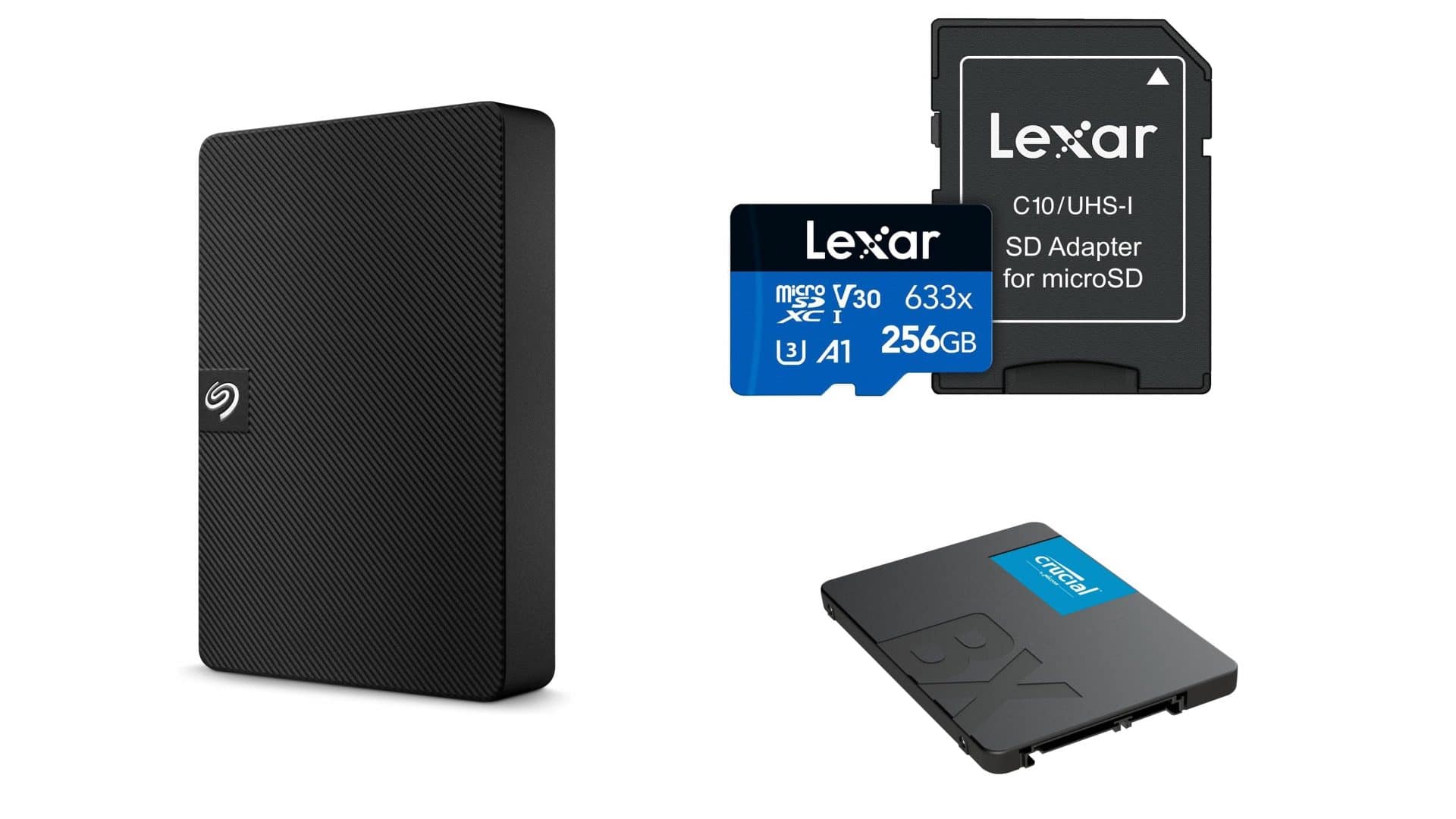 SSD e micro SD em oferta