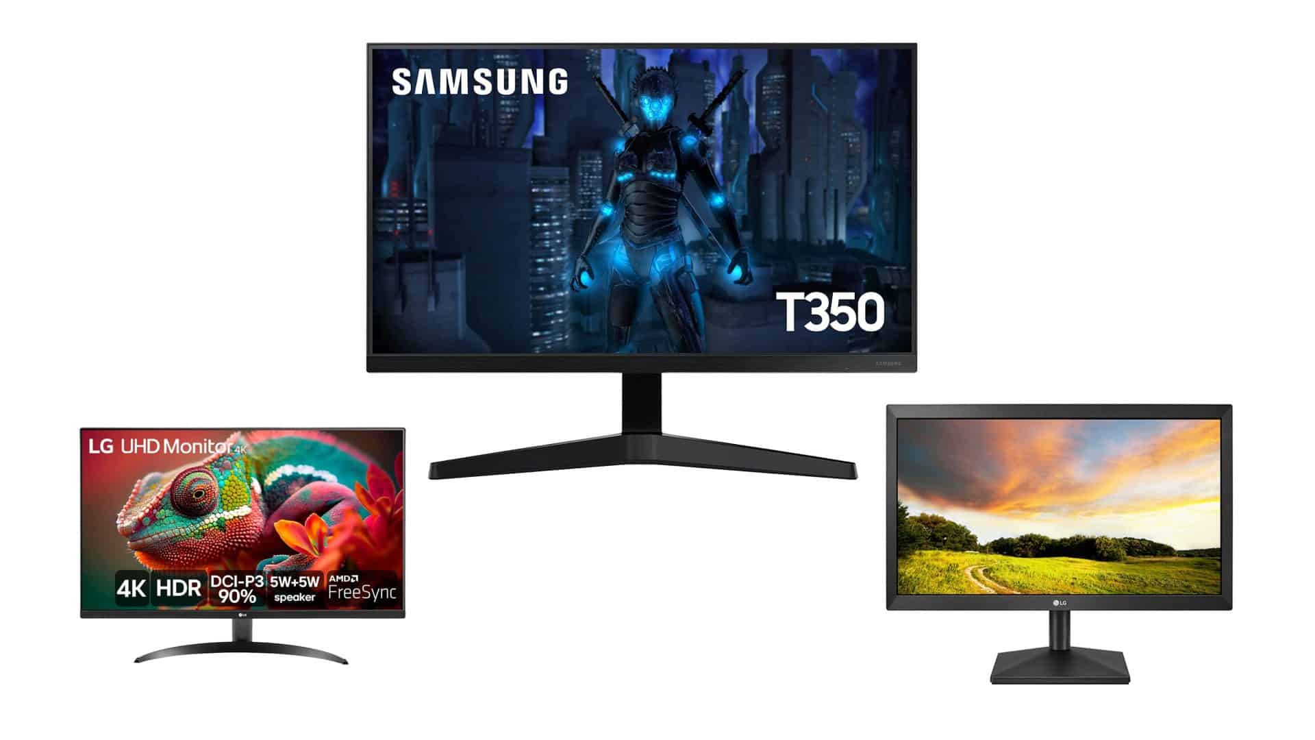 Monitores em oferta