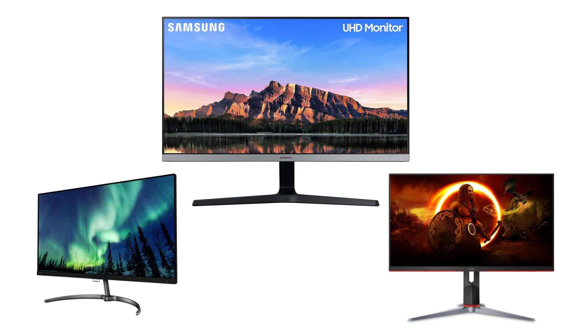 Monitores em oferta