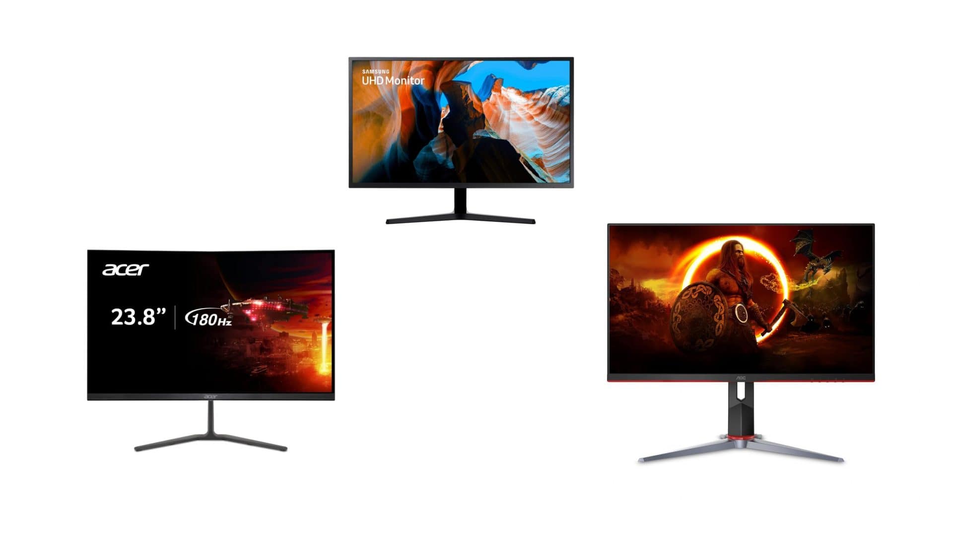 Monitores em oferta