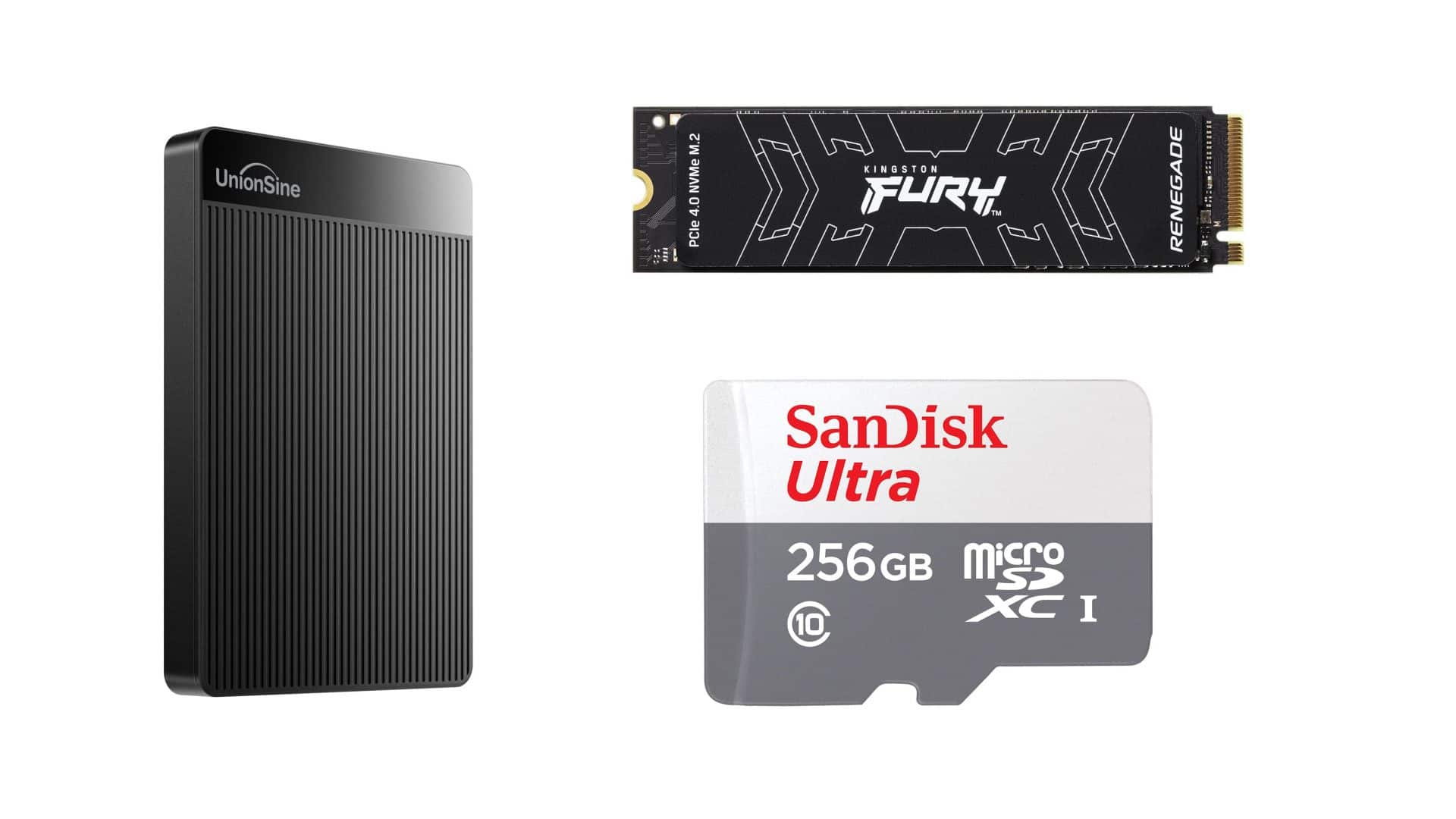 SSD e Micro SD em oferta