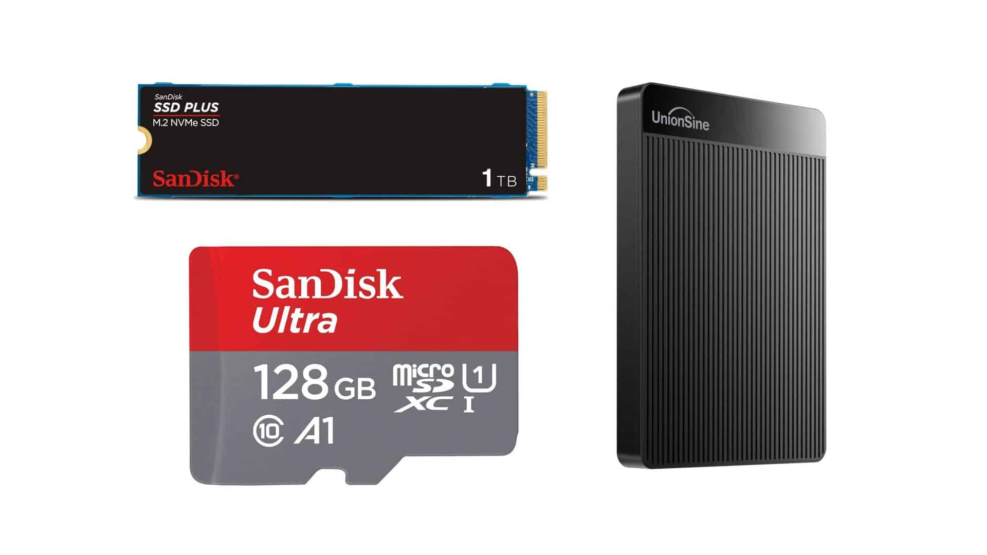 SSD e micro SD em oferta