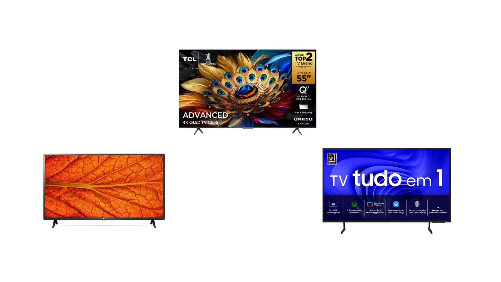 Smart TVs em oferta
