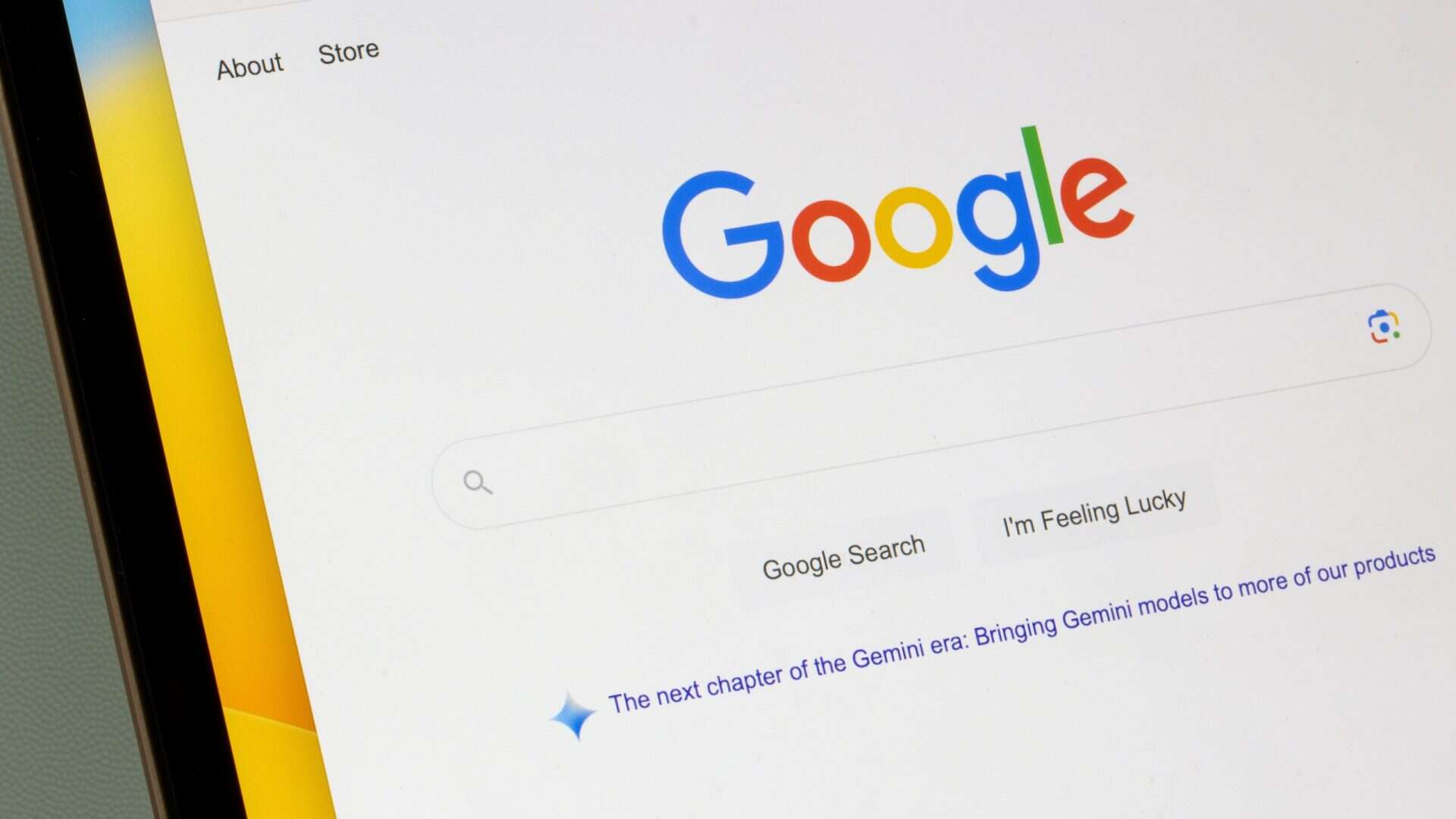 Página de busca do Google