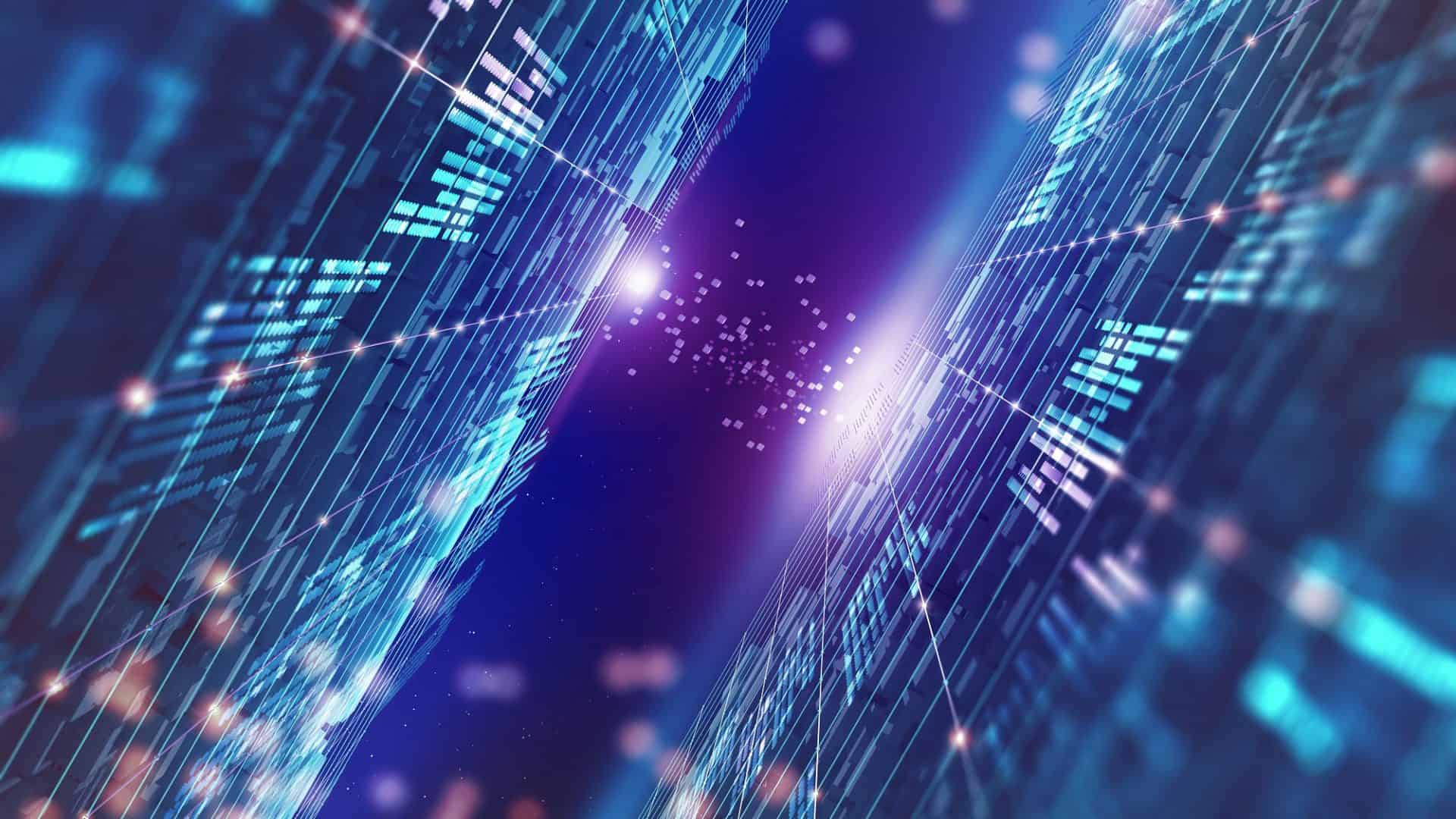 representação da internet quântica