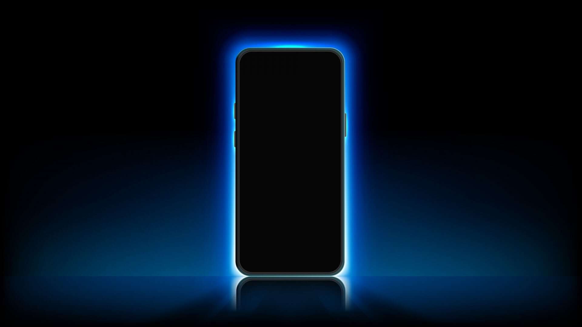 celular genérico contra a luz com brilho por trás