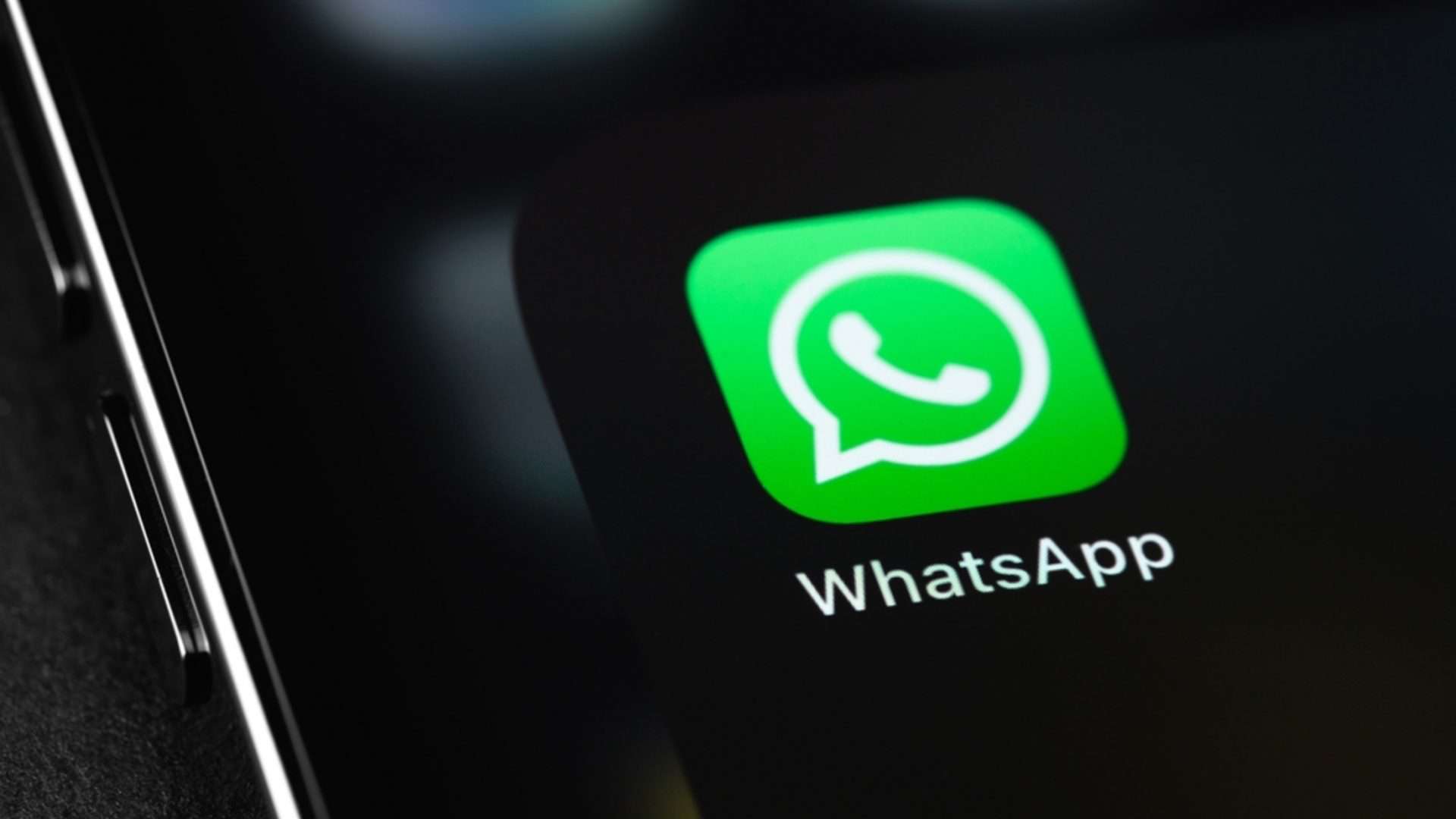 Ícone do WhatsApp em smartphone