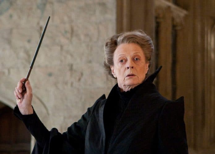 Maggie Smith como Minerva McGonagall em Harry Potter