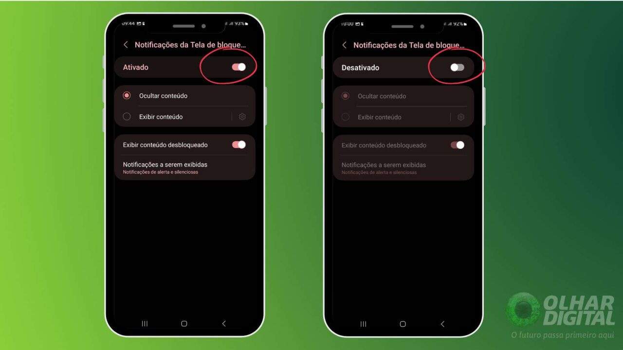 Android: como tirar notificações da tela de bloqueio - Olhar Digital
