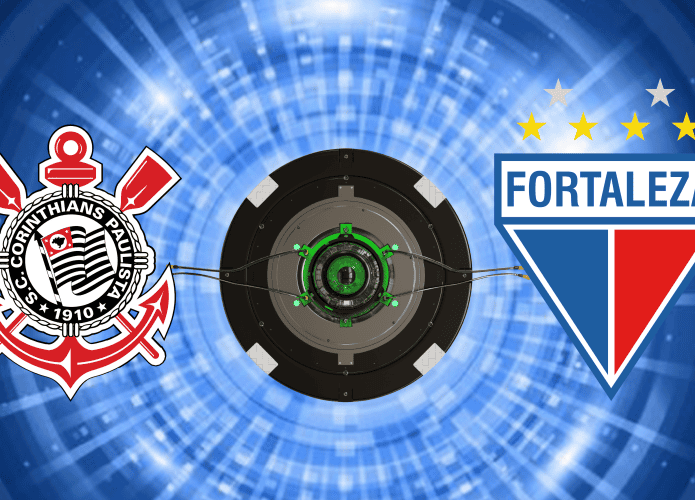escudos de corinthians e fortaleza