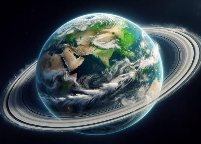 Terra tinha sistema de anéis que influenciou evolução da vida