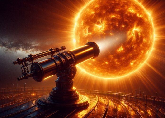 Poderíamos transformar o sol em um telescópio gigantesco