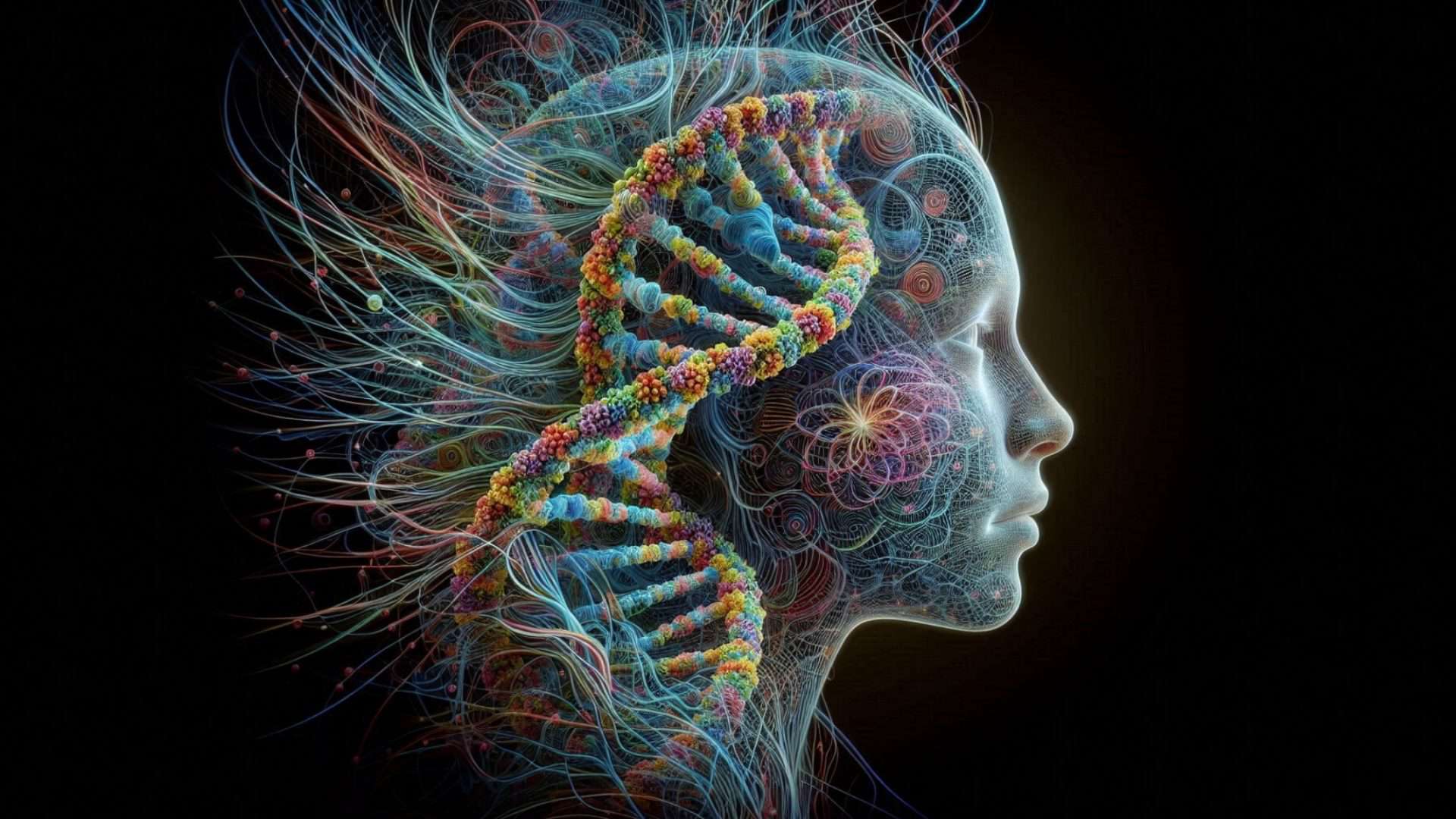 O genoma humano; imagem ilustrativa