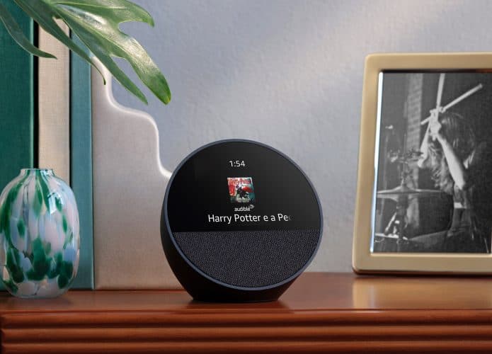 Echo Spot. Imagem: Divulgação/Amazon