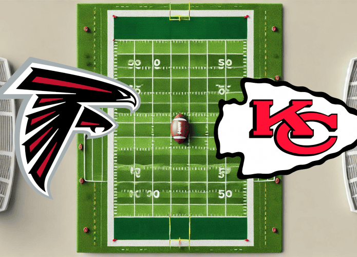 logos de falcons x chiefs