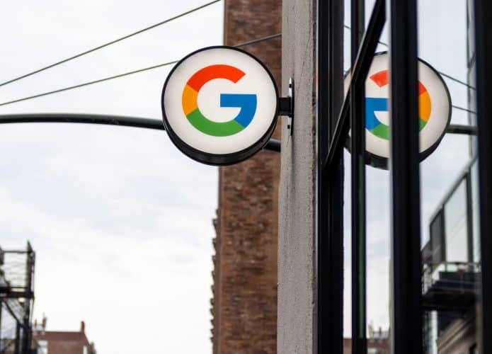 Placa do Google em fachada