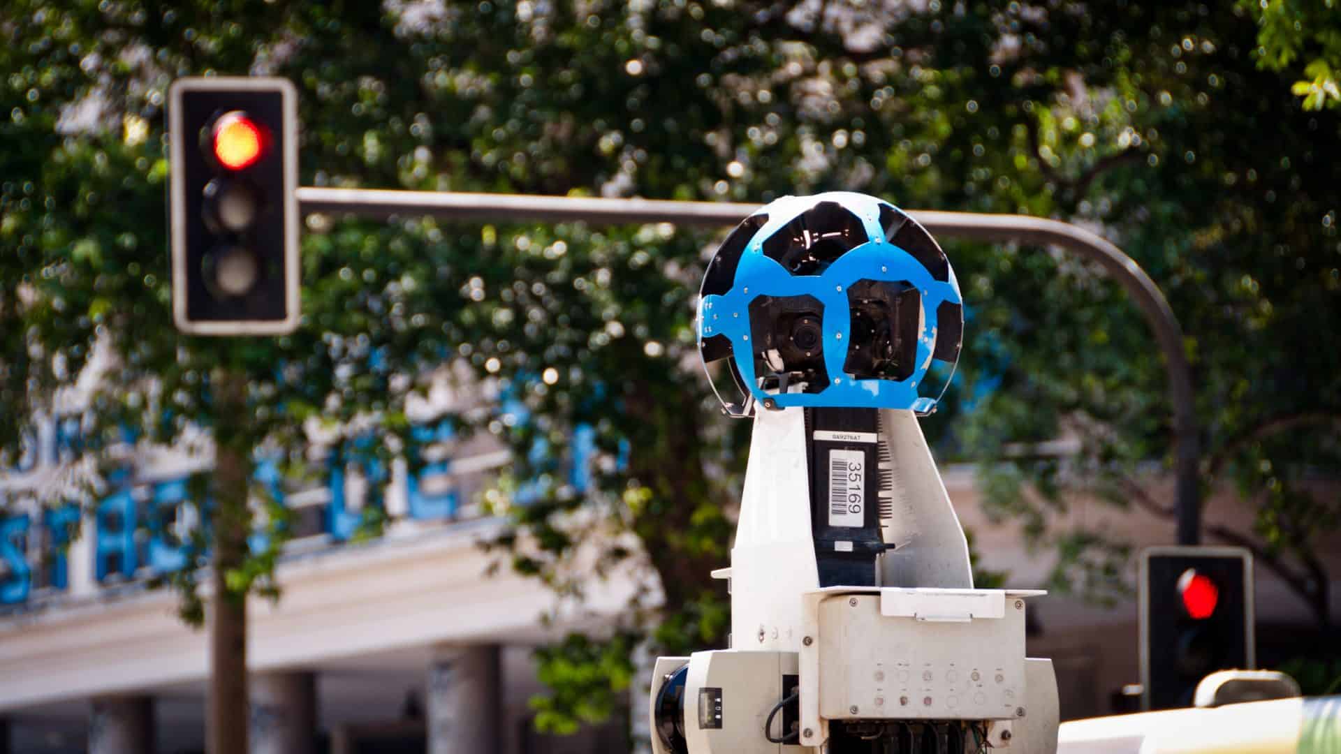 câmera do google street view